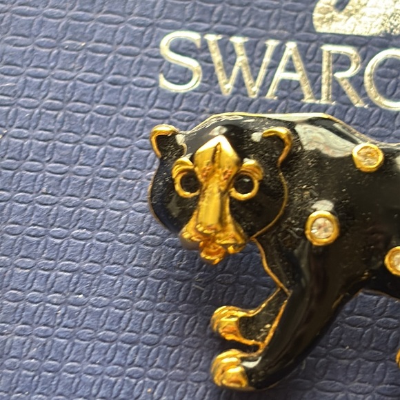 Swarovski (Daniel) D.S.C.o -Signed Black Panther brooch, pin - Picture 5 of 6